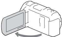 SONY HDR-PJ810EB - Accensione della videocamera - 1