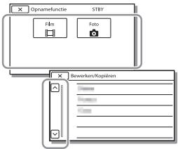 SONY HDR-PJ810EB - Selecteer een gewenst menu-item. - 1