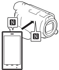 SONY HDR-PJ810EB - Connessione con un solo tocco a un appearecchio Android che supporta NFC - 2