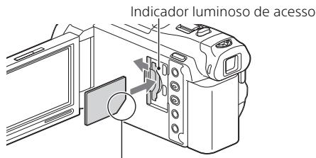 SONY HDR-PJ810EB - Inserir um cartão de memória - 1