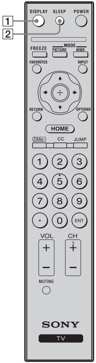 SONY KDL-26S3000 - Télécommande - 1