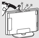 SONY KDL-26S3000 - Objets et orifices de ventilation - 1