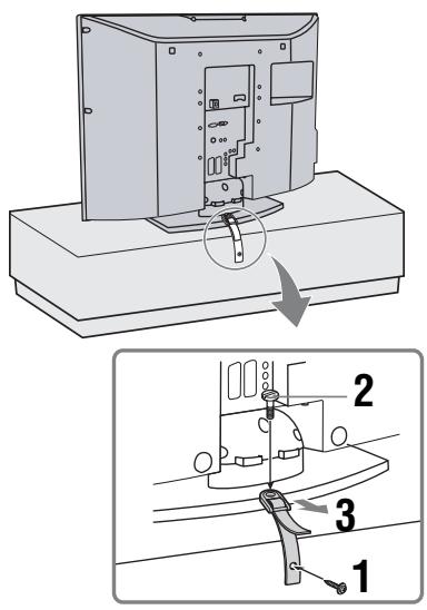 SONY KDL-26U2000 - 4: Preventing the TV from toppling over - 1