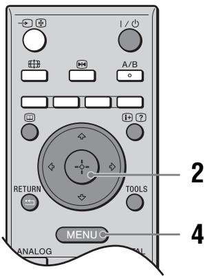 SONY KDL-32V2000 - 6: Sintonização automática do televisor - 1