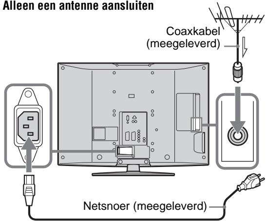 SONY KDL-32V2000 - 2: Een antenne/ videorecorder aansluiten - 1