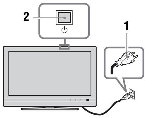 SONY KDL-32V2000 - 5: Seleccionar o idioma e o país/região - 1
