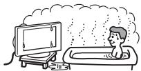 SONY KDL-32V2000 - Água e humidade - 1