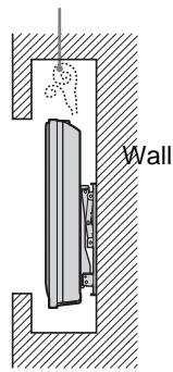 SONY KDL-32V2000 - Ventilation - 4