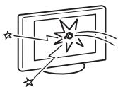 SONY KDL-32V2000 - Glassplitter - 1