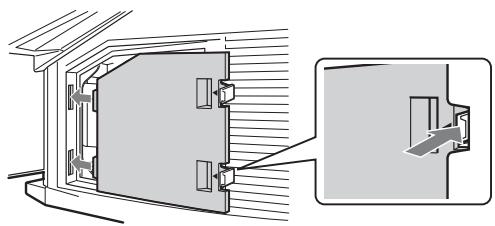 SONY KDS-55A2000 - Put the outside lamp cover back in its place. - 1