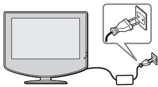 SONY KLV-17HR2 - Einschalten des Fernsehgeräts und automatisches Einstellen von Fernsehkanänen - 2