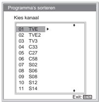 SONY KLV-17HR2 - De TV aanschakelen en automatisch afstemmen - 16