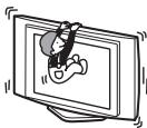 SONY KLV-17HR2 - To prevent the unit from falling - 1