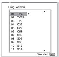 SONY KLV-17HR2 - A) Wenn Sie die Reihenfolge der Fernsehkanäe nicht ändern wollen - 1