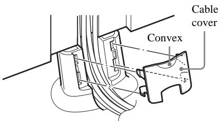 SONY KLV-17HR2 - Bundling the cables - 3