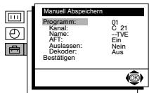 SONY KV-21FT1E - PROGRAMME ORDNEN - 4