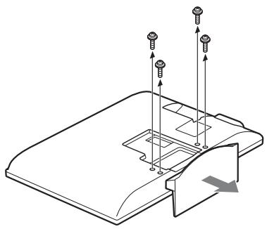 SONY KDL-40D3550 - Retrait du support du téléviseur - 2