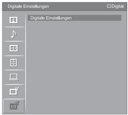 Digitale Einstellungen Digitale Einstellungen