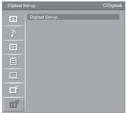SONY KDL-40D3550 - Digitaal Set-up-menu DVB - 1