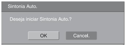 Sintonia Auto. Deseja iniciar Sintonia Auto.? OK Cancel.