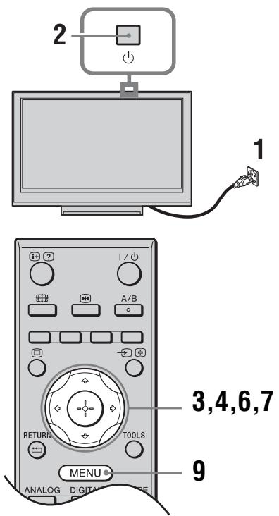 2 1 3,4,6,7 RETURN TOOLS MENU ANALOG DIGITAL NAME 9