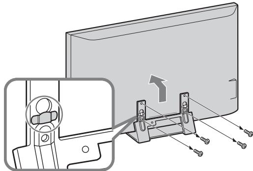 SONY KDL-40EX1 - De tafelstandaard van het scherm losmaken - 2