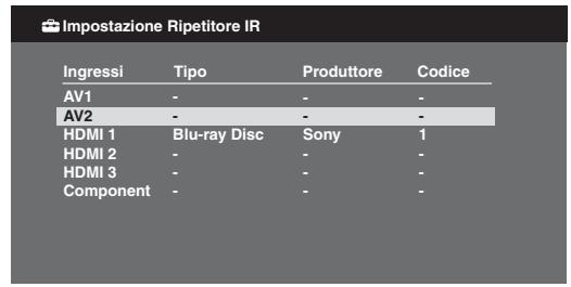 SONY KDL-40EX1 - Esecuzione dell'Impostazione Ripetitore IR - 1