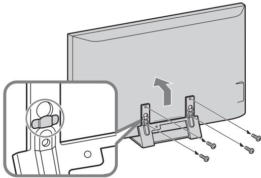 SONY KDL-40EX1 - Abnehmen des Tischständers vom Monitor - 2