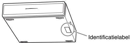 SONY KDL-40EX1 - Opmerking voor identificatielabel - 1