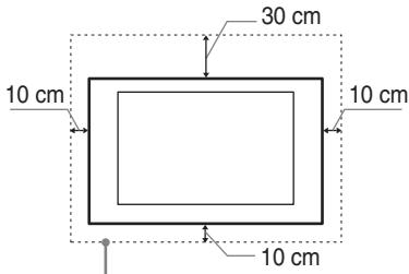 SONY KDL-40EX1 - Installation an der Wand - 1