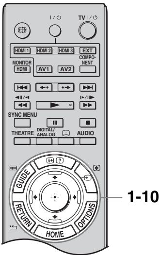 SONY KDL-40EX1 - Esecuzione dell'impostazione iniziale - 1