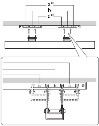 SONY KDL-40EX1 - Diagramma/tabella delle posizioni delle viti e dei ganci - 3