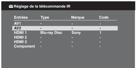 SONY KDL-40EX1 - Premiers réglages de la télécommande IR - 1
