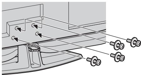 SONY KDL-40Z4500 - 1: Fissaggio del supporto (per KDL-46Z4500/ KDL-40Z4500) - 2