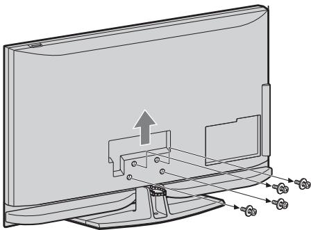 SONY KDL-40Z4500 - De tafelstandaard van de televisione losmaken - 2