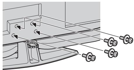 SONY KDL-40Z4500 - 1: Fixation du pied (pour KDL-46Z4500/KDL-40Z4500) - 2