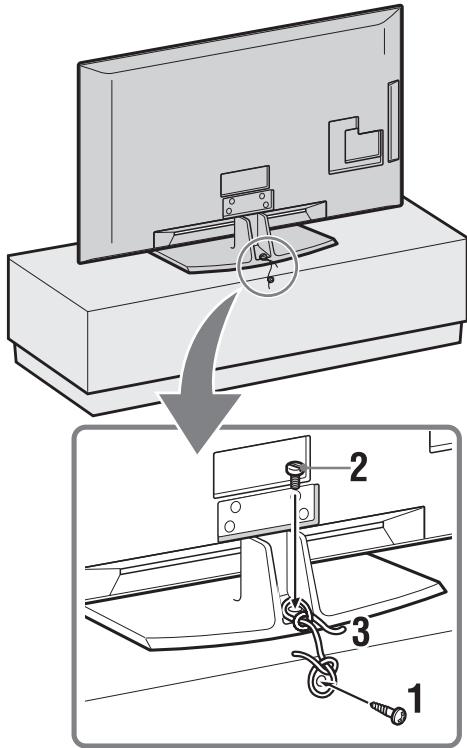 SONY KDL-52V5500 - 3: Impedir que o televator se vire - 1