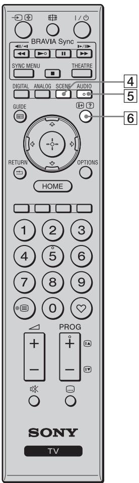 SONY KDL-52V5500 - Fernbedienung und Fernsehsteuerung - 4