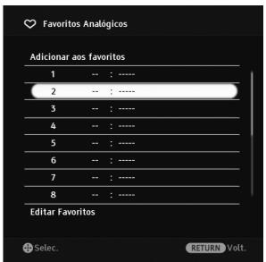 SONY KDL-52V5500 - Favoritos Anlogicos - 1