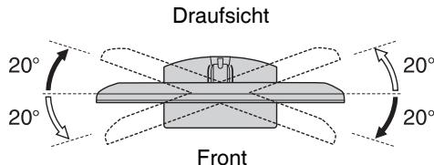 SONY KDL-52V5500 - Passen Sie den Winkel rechts und links an (Drehteil) - 1