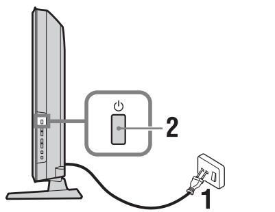SONY KDL-32P3500 - 7: Selezione della lingua, della nazione/regione e del luogo - 1
