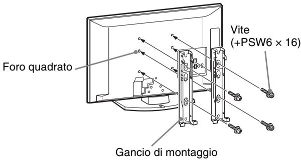 SONY KDL-32P3500 - Installazione degli accessori (Staffa di montaggio a parete) - 1