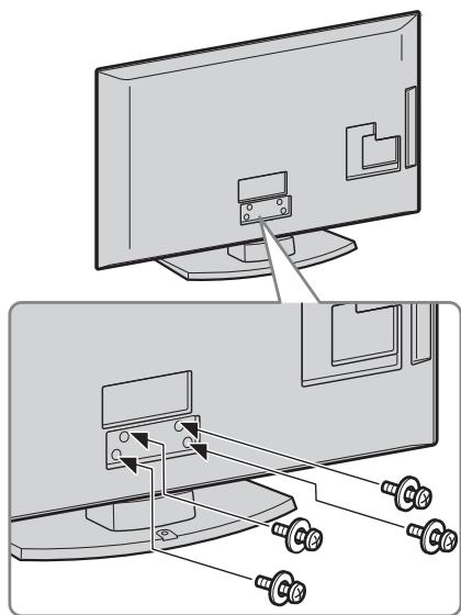 SONY KDL-32S5550 - : Fixation du pied - 2