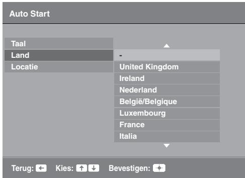 SONY KDL-32S5550 - 6: Taal, land/regio en locatie selecteren - 4