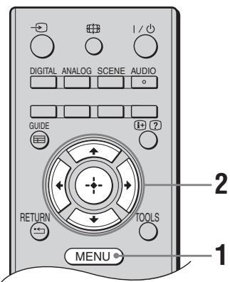SONY KDL-32S5550 - Navegar pelos menus - 1
