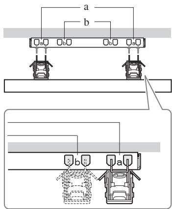 SONY KDL-32S5550 - Diagrama/tabla de ubicación de los tornillos y ganchos - 3