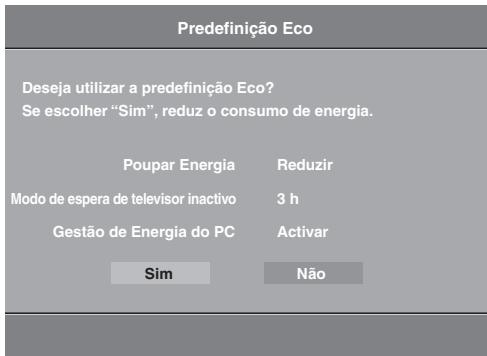 SONY KDL-32S5550 - Se aparecer uma mensagem para confirmar a ligação da antena - 1
