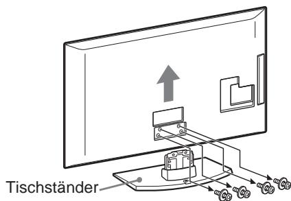 SONY KDL-32S5550 - Lösen des Tischständers vom Fernsehgerät - 2