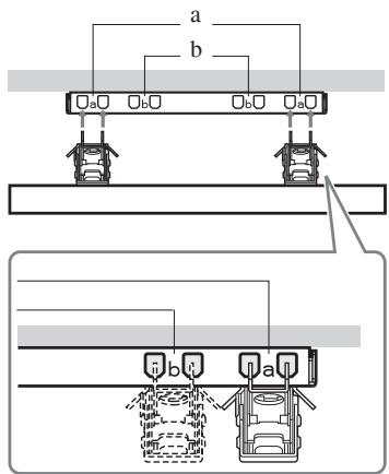 SONY KDL-32S5550 - Diagramma/tabella delle posizioni delle viti e dei ganci - 3