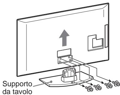 SONY KDL-32S5550 - Distacco del supporto da tavolo dal televisore - 2